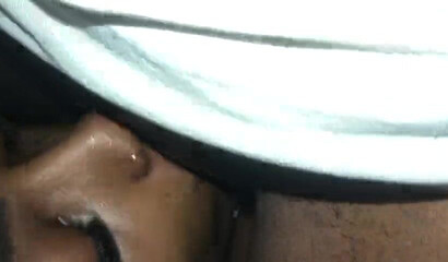 Ebony dykes enjoy facesitting in this amateur lesbo scene