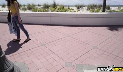 Sexy brunette MILF with tattoos gets banged after blowjob in the car