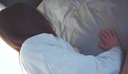 Delightful brunette amateur making her pussy creamy with dick ride