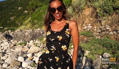 Skinny but very sexy babe enjoys anal dick riding in POV