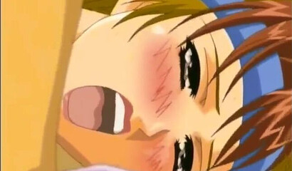 Hentai girls with wet cunts opening their legs for horny workers