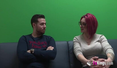 Amateur redhead mom with glasses pleases that big boner