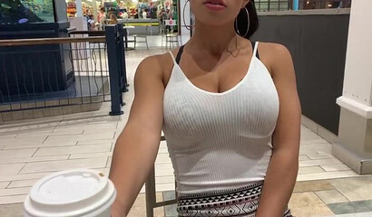 Amateur mom with big tits can't stand the pleasure from vibrator in her pussy