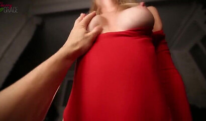 Blonde babe with stunning ass Cherry Grace gets her hole filled in doggystyle