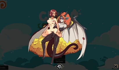 Hentai game where skinny petite chick gets smashed by monster dick