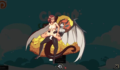 Hentai game where skinny petite chick gets smashed by monster dick