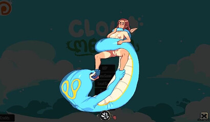 Hentai game where skinny petite chick gets smashed by monster dick