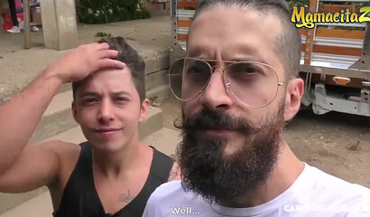 Busty butt oiled Latina mom gets her twat smashed on the bed