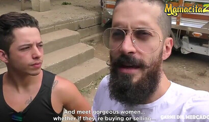 Busty butt oiled Latina mom gets her twat smashed on the bed