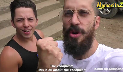 Busty butt oiled Latina mom gets her twat smashed on the bed