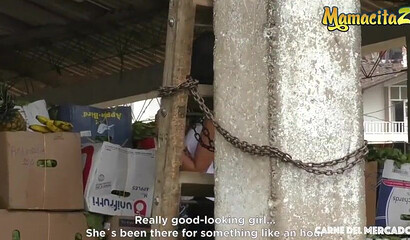 Busty butt oiled Latina mom gets her twat smashed on the bed