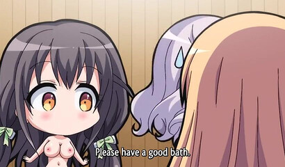 Naughty animated sluts with big tits getting fucked and creampied