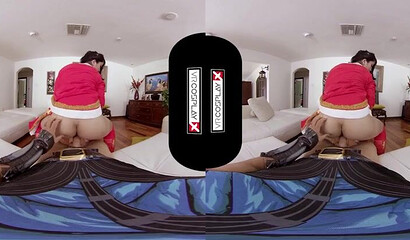 VR fucking with Asian babe with big tits and wet juicy pussy