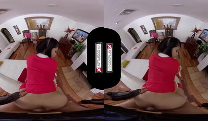 VR fucking with Asian babe with big tits and wet juicy pussy