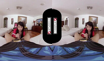 VR fucking with Asian babe with big tits and wet juicy pussy