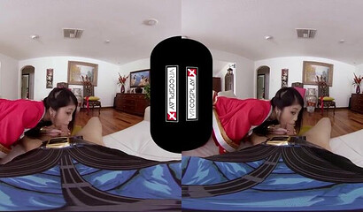 VR fucking with Asian babe with big tits and wet juicy pussy