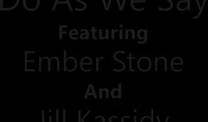 Dirty mom and sexy daughter Ember Stone and Jill Kassidy getting dicked