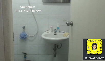 Kinky guy spies her stepsister with big tits while she's getting ready for bed