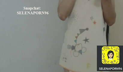 Kinky guy spies her stepsister with big tits while she's getting ready for bed