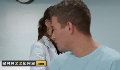 Brunette MILF Karmen Karma gets foam on her body and rides stiff schlong