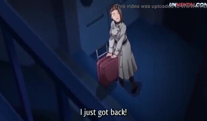 Hentai schoolgirl gets pussy filled with big load of white cream