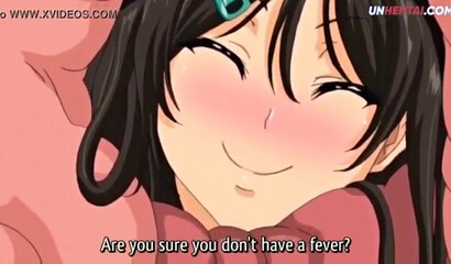 Hentai schoolgirl gets pussy filled with big load of white cream