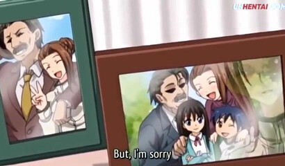 Hentai schoolgirl gets pussy filled with big load of white cream