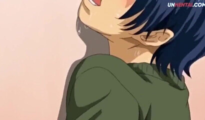 Hentai schoolgirl gets pussy filled with big load of white cream