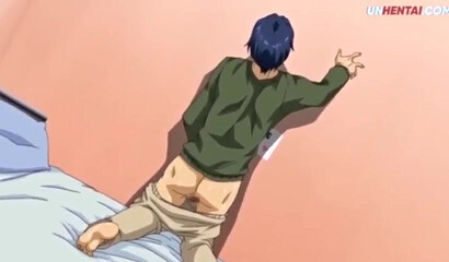 Hentai schoolgirl gets pussy filled with big load of white cream