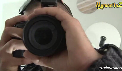 Big ass Latina cheating on her boyfriend with a stranger