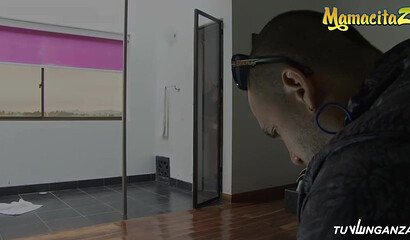 Big ass Latina cheating on her boyfriend with a stranger