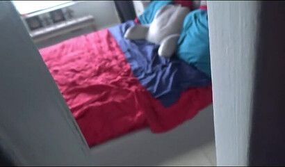 Gorgeous blonde stepsister with big natural tits let a bro to fuck her cunt