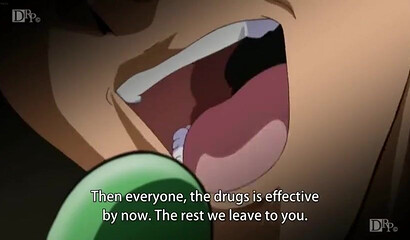 Hentai chick with big tits gets anal fucked in rough gangbang