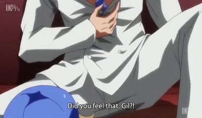 Hentai chick with big tits gets anal fucked in rough gangbang