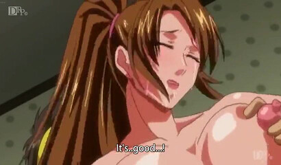 Hentai chick with big tits gets anal fucked in rough gangbang