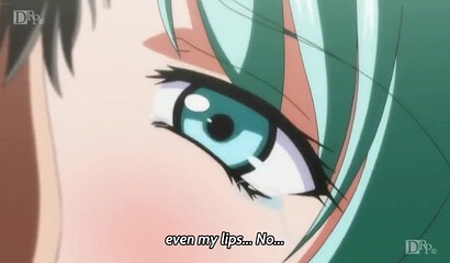 Hentai chick with big tits gets anal fucked in rough gangbang