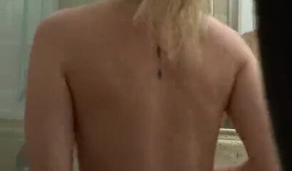Blonde chick with glasses fucks her stepbrother after a breakup