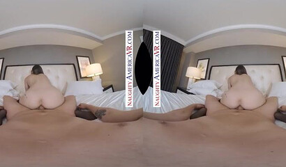 Latina babe with big tits Alina Lopez rides cock in amazing VR fucking