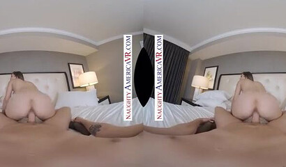 Latina babe with big tits Alina Lopez rides cock in amazing VR fucking
