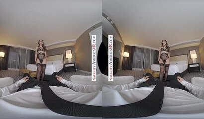Latina babe with big tits Alina Lopez rides cock in amazing VR fucking