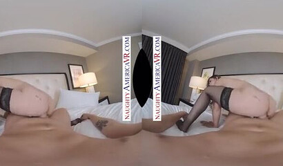 Latina babe with big tits Alina Lopez rides cock in amazing VR fucking