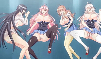Hentai high school sluts and horny teachers fuck all day long