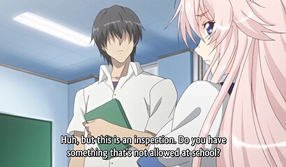 Hentai high school sluts and horny teachers fuck all day long