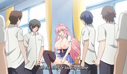 Hentai high school sluts and horny teachers fuck all day long