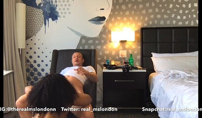 Busty ebony in stockings riding boner with her astonishing big bubble butt