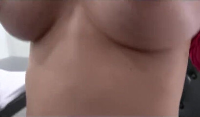 Hot blonde MILF Addie Andrews takes stepson's big dick and gets creampied
