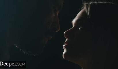 Petite brunette cutie Athena Faris gets nailed by a big dick