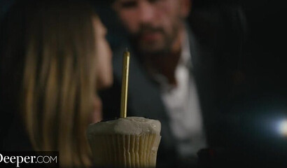 Petite brunette cutie Athena Faris gets nailed by a big dick