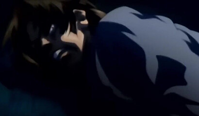 Hentai chick with big boobs gets gangbanged by several horny dudes
