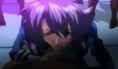 Hentai chick with big boobs gets gangbanged by several horny dudes